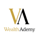 WealthAdemy Logo - Your guide to smarter finance and tech.