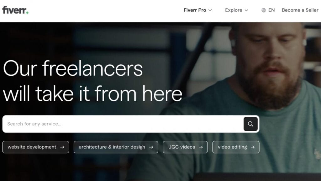 Fiverr platform for freelancers, top freelancing websites in 2025