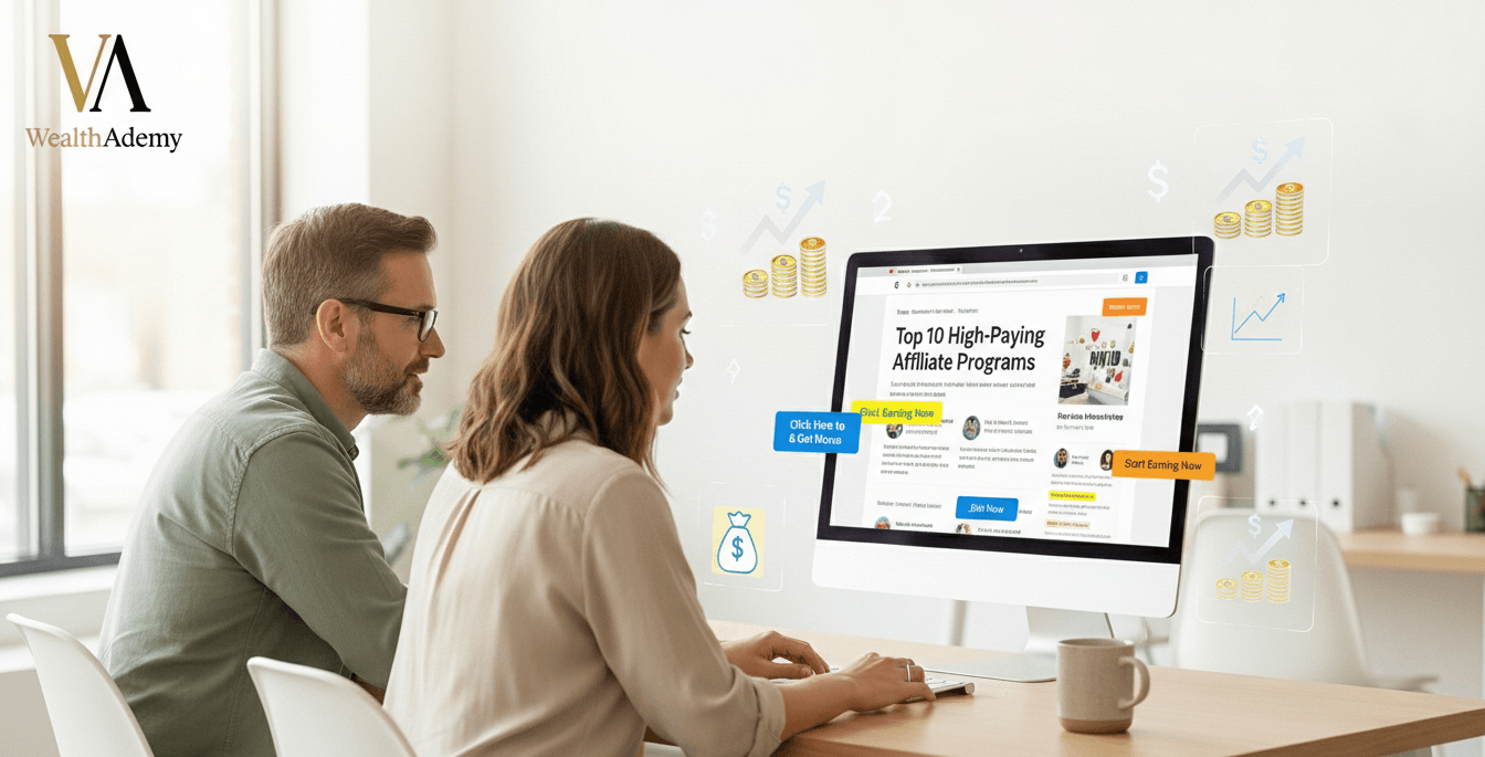 WealthAdemy | 12 Powerful Ways to Make Money Online with Affiliate Marketing