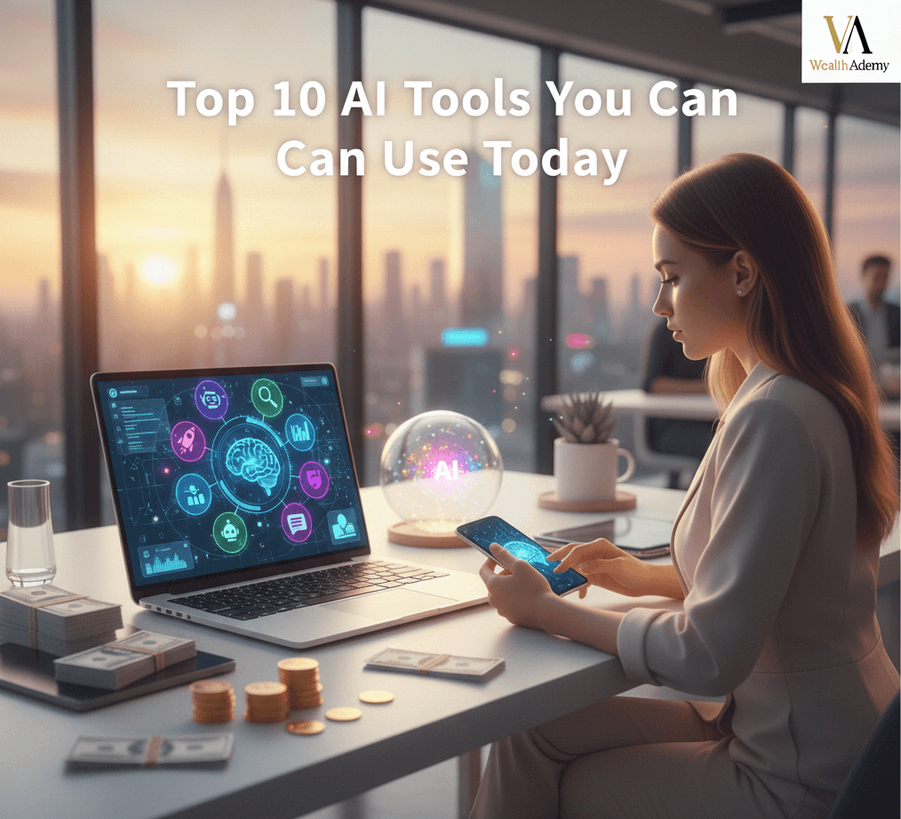 WealthAdemy | 10 Best AI Tools to Make Money Online – Proven & Lucrative