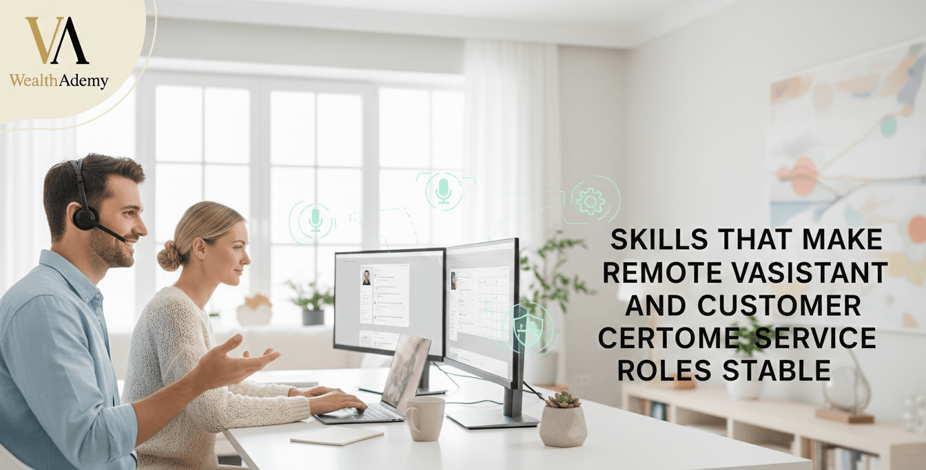 WealthAdemy | Remote Virtual Assistant and Customer Service Roles: 15 Proven Paths to Global Income