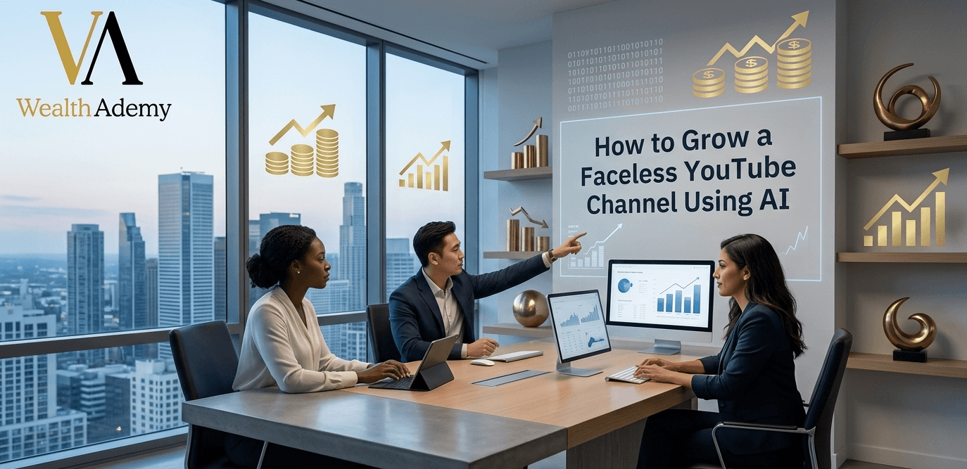 WealthAdemy | 7 Steps to Start a Faceless YouTube Channel Using AI