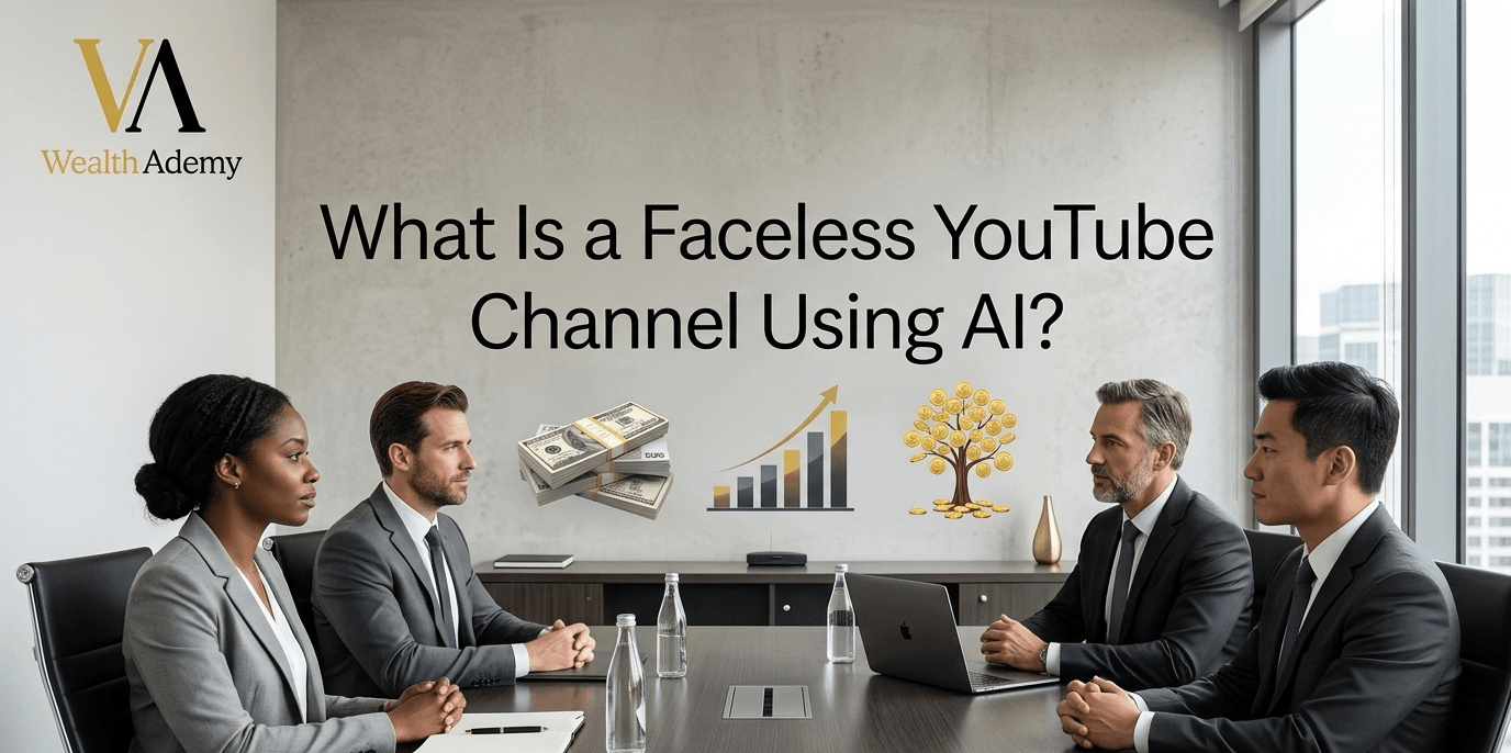 WealthAdemy | 7 Steps to Start a Faceless YouTube Channel Using AI