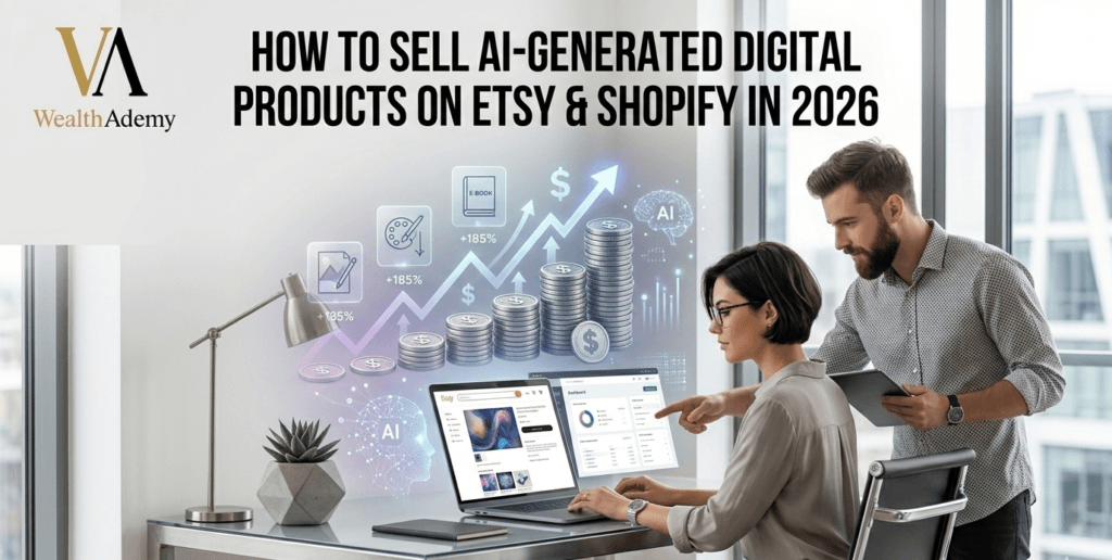 WealthAdemy | How to Sell AI-Generated Digital Products on Etsy & Shopify In 2026 WealthAdemy | How to Sell AI-Generated Digital Products on Etsy & Shopify In 2026