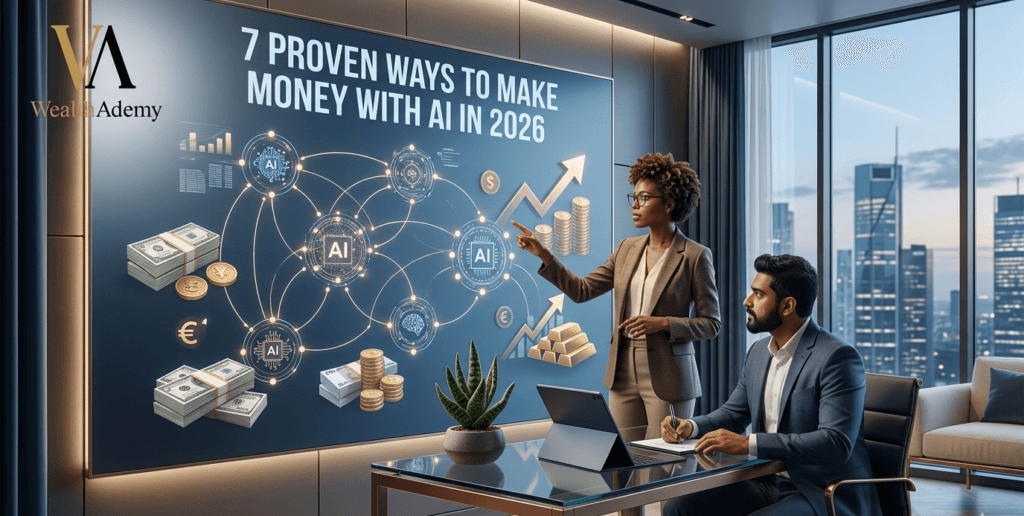 WealthAdemy | 7 Proven Ways to Make Money With AI in 2026 WealthAdemy | 7 Proven Ways to Make Money With AI in 2026