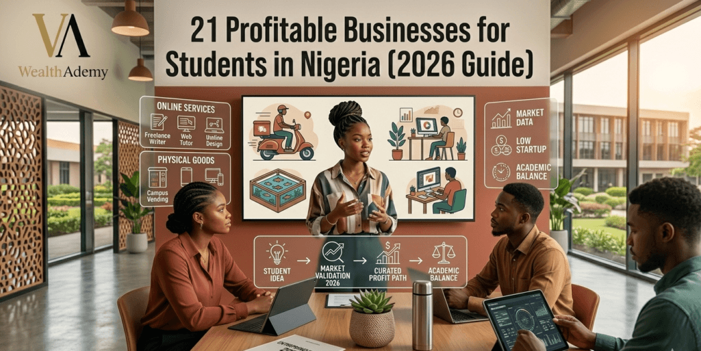 WealthAdemy | 21 Profitable Businesses for Students in Nigeria (2026 Guide)