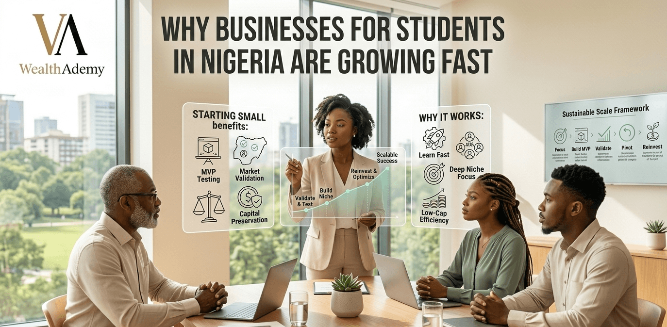 WealthAdemy | 21 Profitable Businesses for Students in Nigeria (2026 Guide)